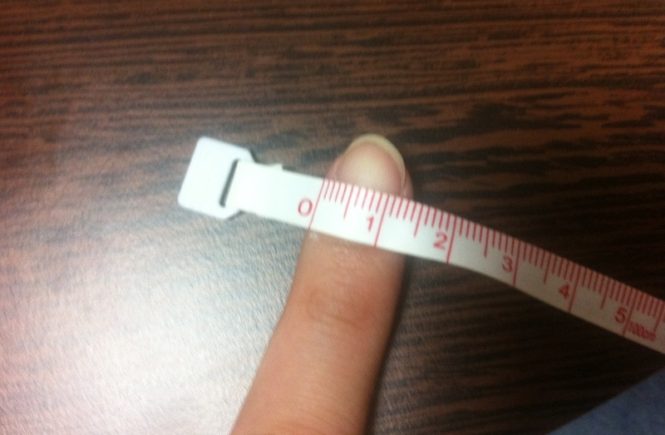 ネイルチップサイズの測り方